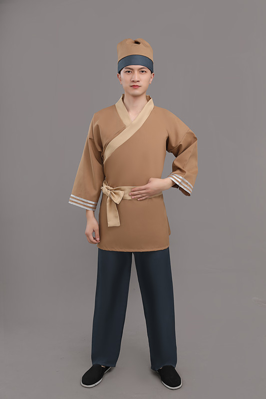古代服装成人古装汉服店小二服装古代话剧家丁佣人茶楼酒店跑堂工作
