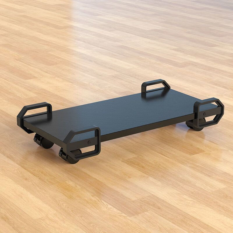 台式电脑主机托架散热底座机箱架家用垫高滑轮架子托架滑轮带刹车 带