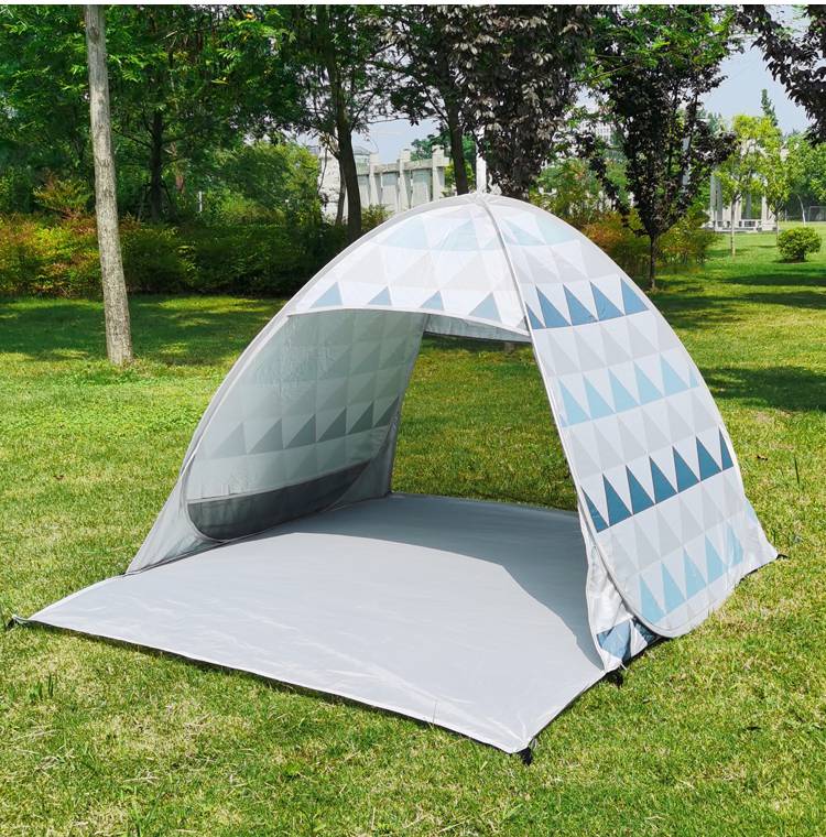 简易帐篷免搭建户外双人速开防晒遮阳棚沙滩儿童超轻小帐篷2人免搭建