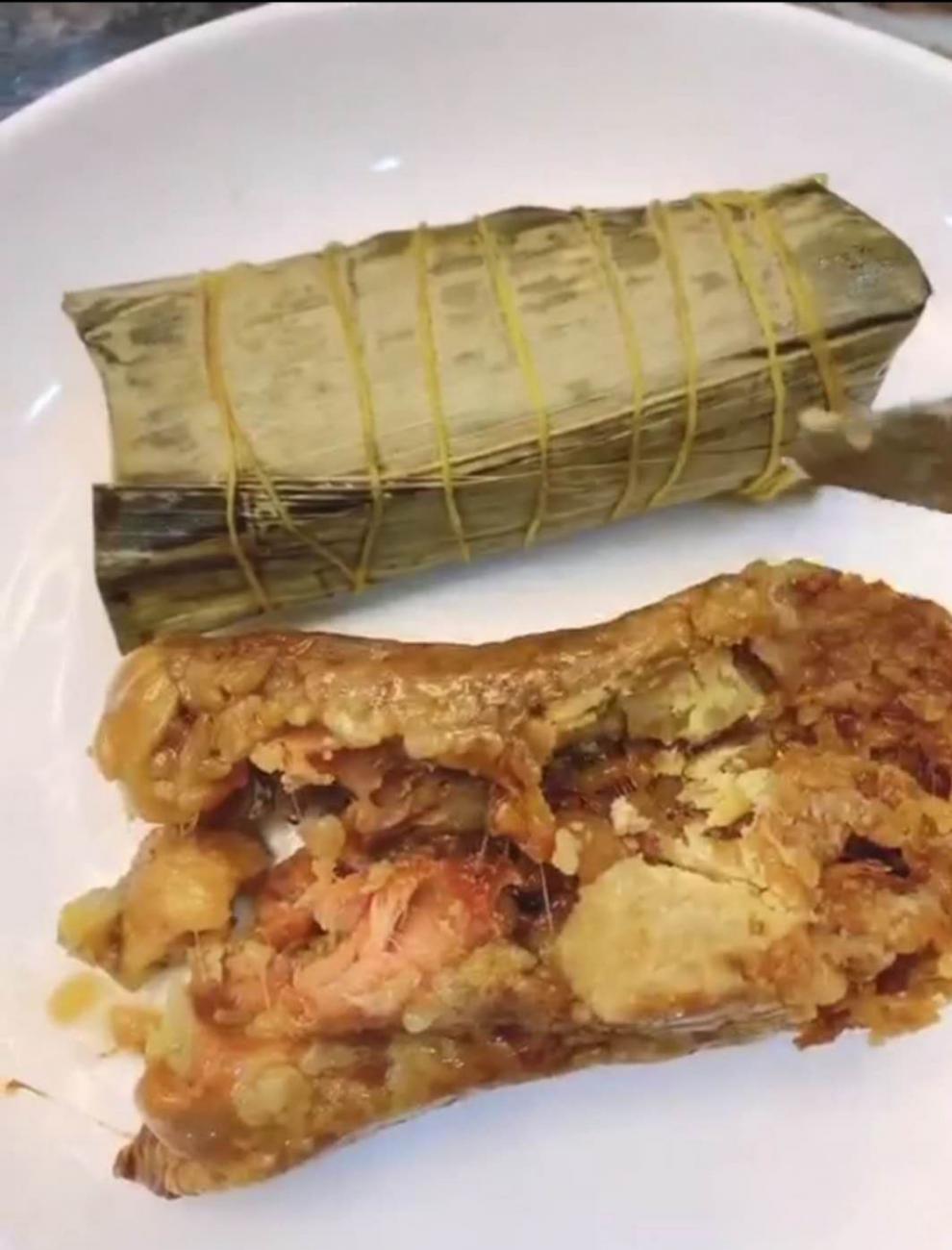 湖州国芳粽子五花肉粽子湖州特产粽子蛋黄大肉粽子非嘉兴粽子 板栗