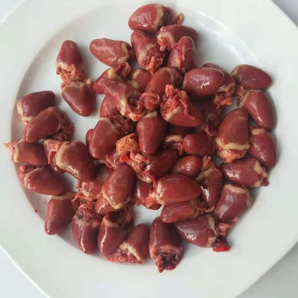 新鲜鸽心鸽子胗鸽肾烧烤火锅串串爆炒鸽子肝胃杂冷冻昌盛隆鸽心2斤鸽