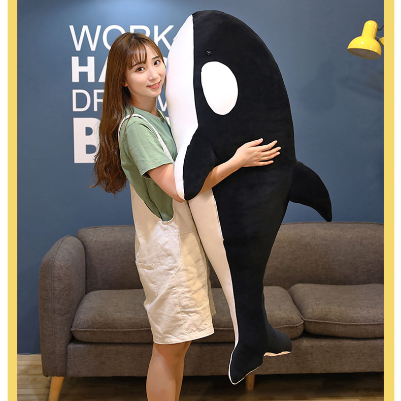 虎鲸毛绒抱枕公仔明日方舟同款黑虎鲸鱼周边二次元生日礼物送男生节日