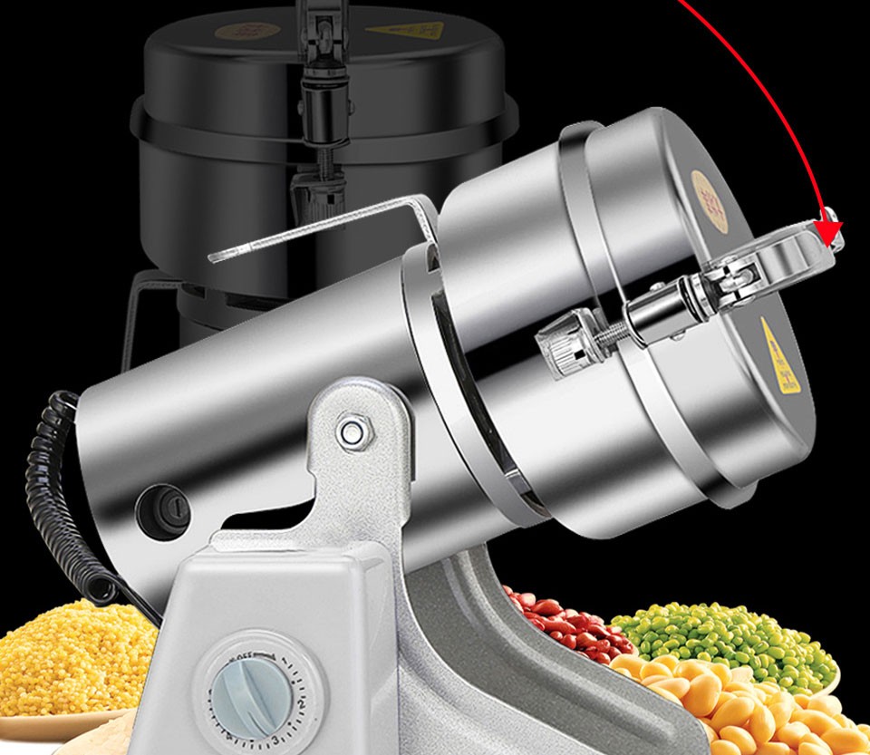 机小型干磨五谷杂粮研磨机厨房不锈钢电动咖啡豆三七中药材商用多功能