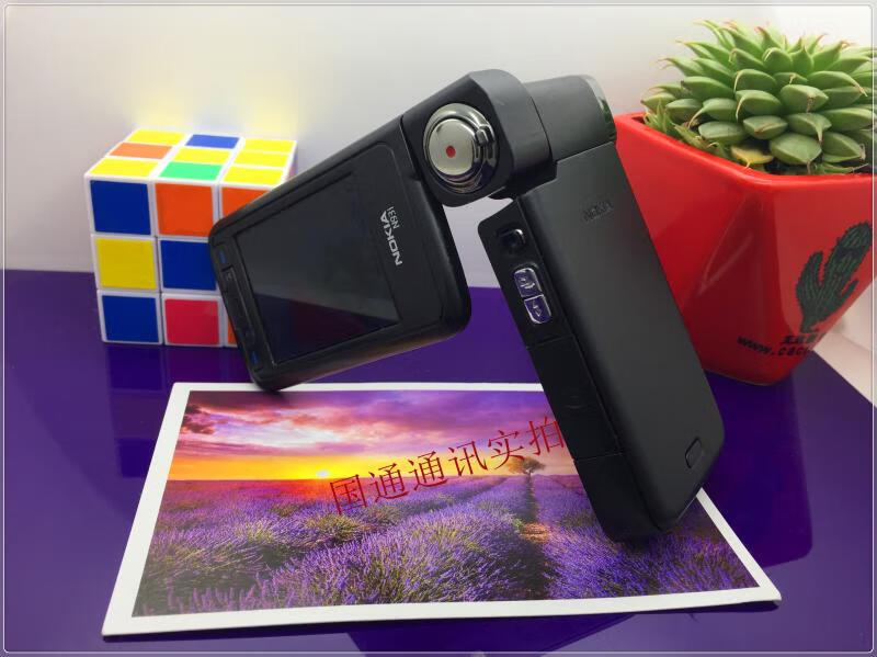 二手nokia诺基亚n93i翻盖旋转学生老人备用怀旧手机镜头盖黑色8成新