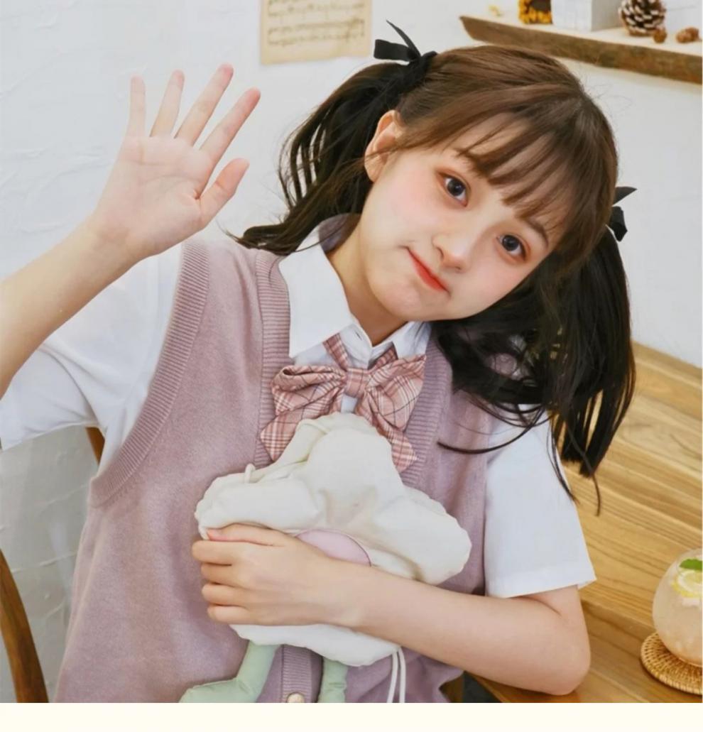 马尾cos假发jk双马尾假发女长发卷马尾绑带式直马尾假发片可爱软妹