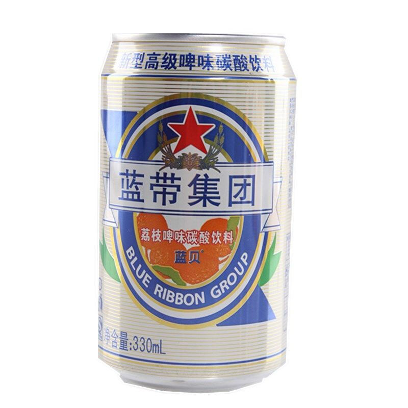蓝带菠萝啤酒蓝带集团菠萝啤荔枝啤330ml12罐新型果味饮料菠萝味24罐