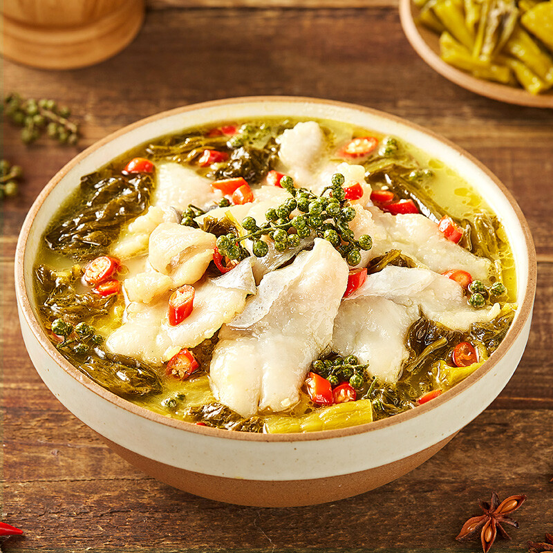 天海藏金汤酸菜鱼400g袋酸菜鱼6袋