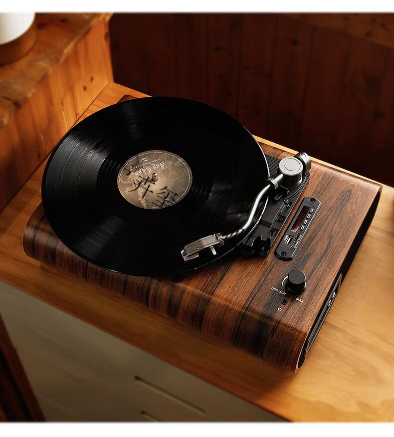 索尼(sony)适用黑胶唱片机复古留声机怀旧老式lp播放机客厅装饰男女