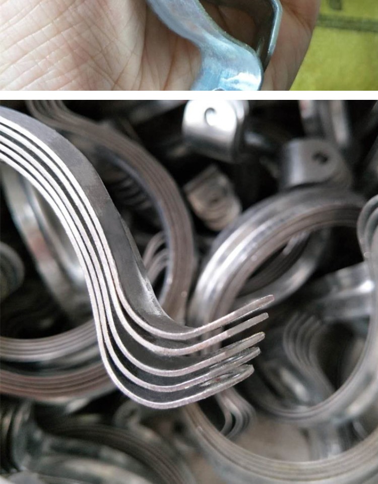 加厚镀锌铁电线卡扣广告牌卡箍方管夹抱箍u型管卡骑马卡水管抱卡卡子