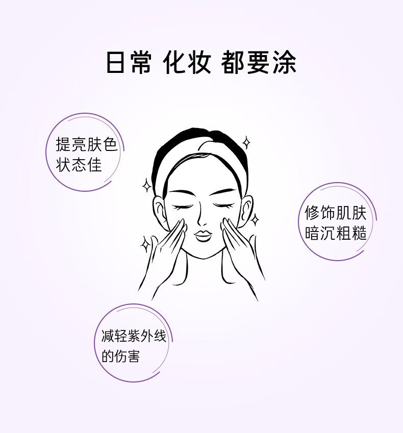 兰芝兰芝隔离霜乳【官方店旗舰】遮瑕防晒三合一滋润保湿提亮肤色紫 绿色 *1瓶30ml修饰泛红