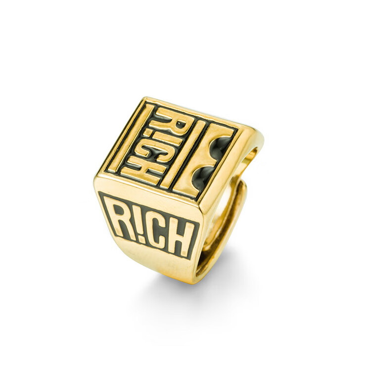 中国新说唱项链 2020中国新说唱有嘻哈同款rich晋级项链 大金链子hip
