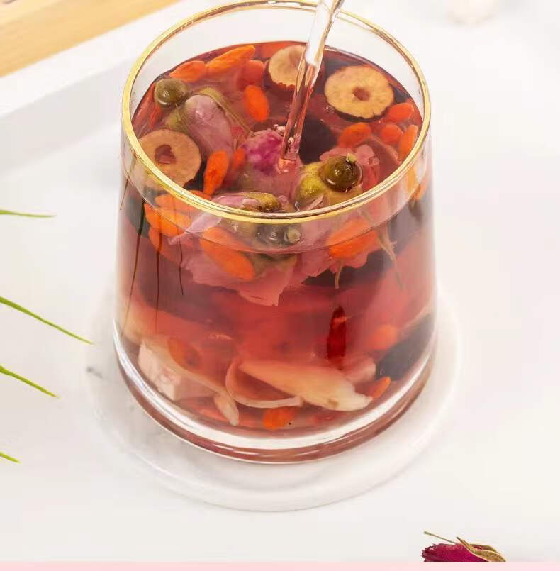 桑葚玫瑰茶茯苓百合枸杞子红枣桑葚干泡水桑椹养生茶 巩固【45包】