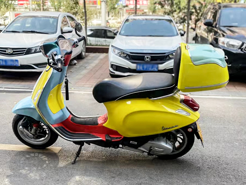 维斯帕150冲刺摩托车尾箱gts300vespa复古后备箱尾架后货架载物 vespa