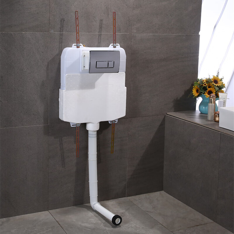 暗藏式水箱 蹲厕 暗藏水箱 隐藏式智能感应水箱蹲便器工程款嵌入墙暗