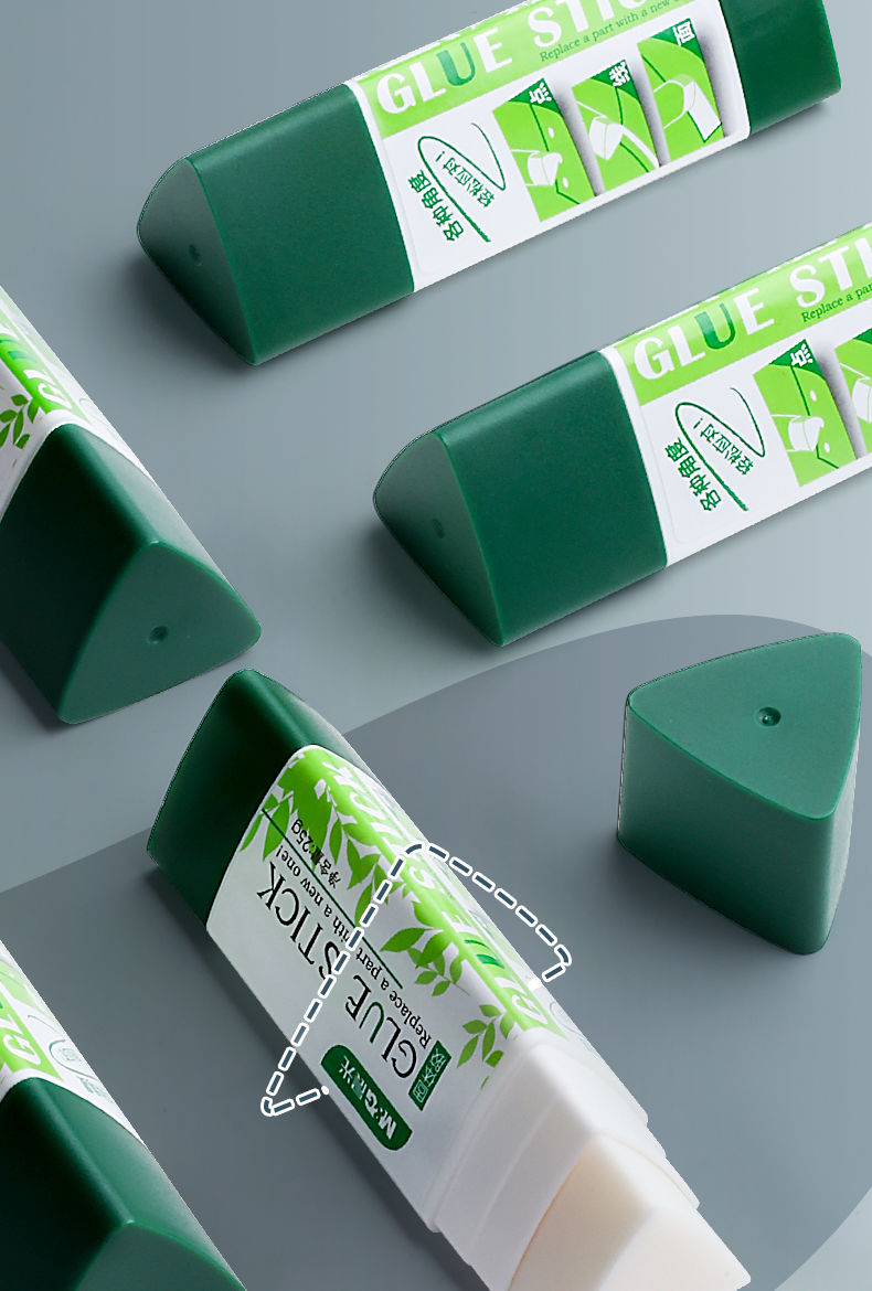 高粘度直角胶超粘小学生用儿童幼儿园 三角胶棒25g【6个装】【图片