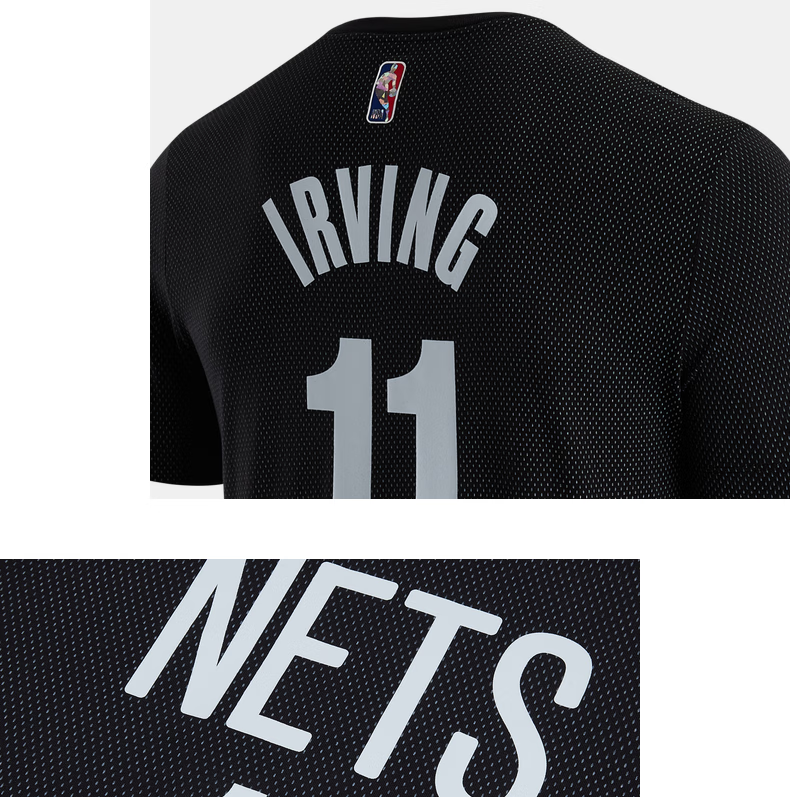 耐克(nike)布鲁克林篮网队 (kyrie irving) nba 男子t恤运动休闲舒适