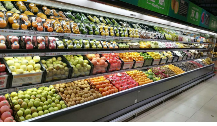 美智祥 冷柜水果蔬菜陈列框零食展示陈列盒量感陈列箱超市风幕柜食品
