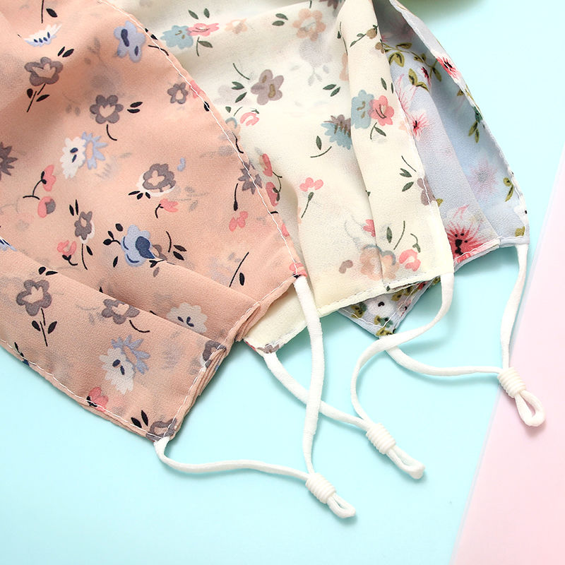 karond新品花式口罩口罩女时尚夏季可洗可调节成人遮阳透气大人防嗮