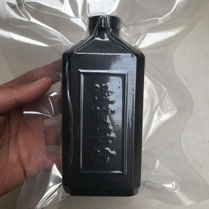 普通中华大墨汁墨汁工地用中华墨水墨斗放线弹线专用大瓶小瓶工业墨线