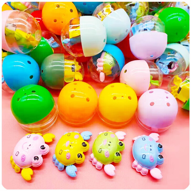 69扭蛋玩具 儿童礼品玩具回力汽车扭蛋机拼装椭圆形扭蛋 适合3-9岁