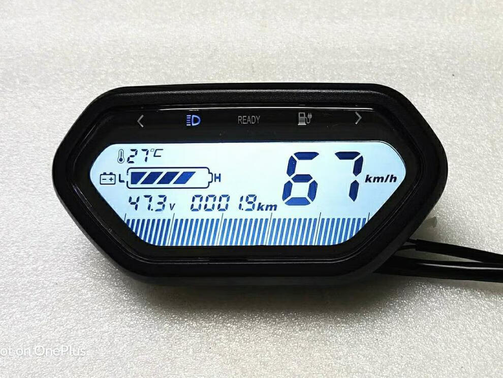 适用于大龟祖玛009电动车液晶仪表48v60v72v里程表配件电动车电量显