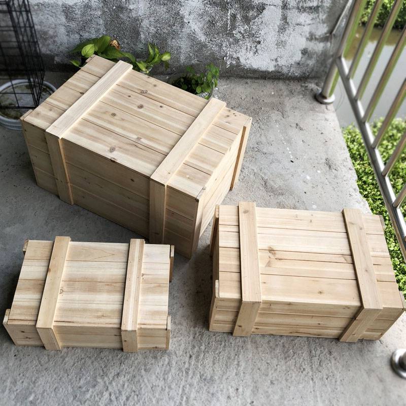 宠物棺材盒 宠物棺材大中小号去世土葬不朽松木仓鼠兔鹦鹉猫咪狗狗