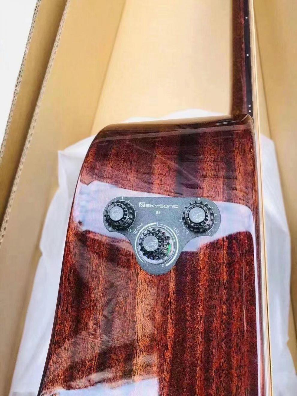 古典吉他加振拾音器 skysonic天音r3吉他加振拾音器共振蓝牙民谣木