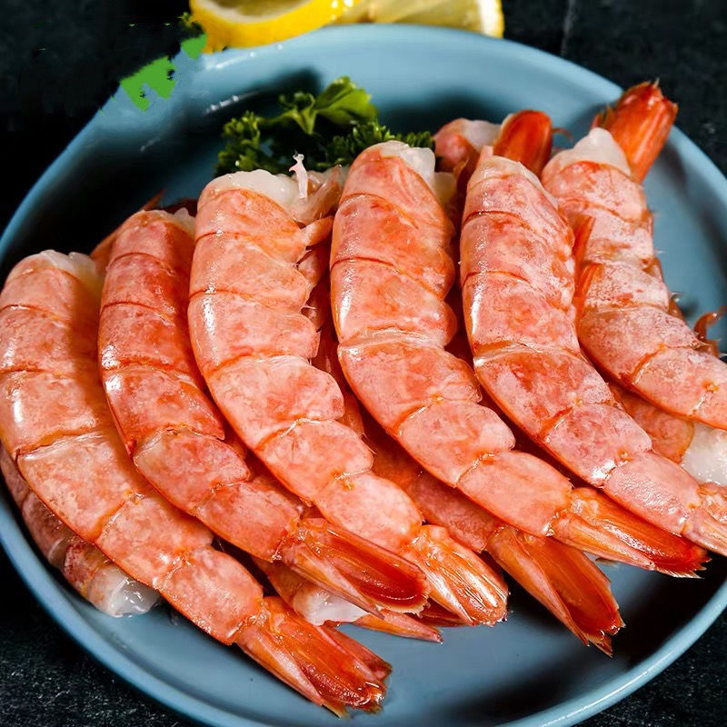 官井一号大红虾去头去尾大规格海鲜水产每包45斤左右
