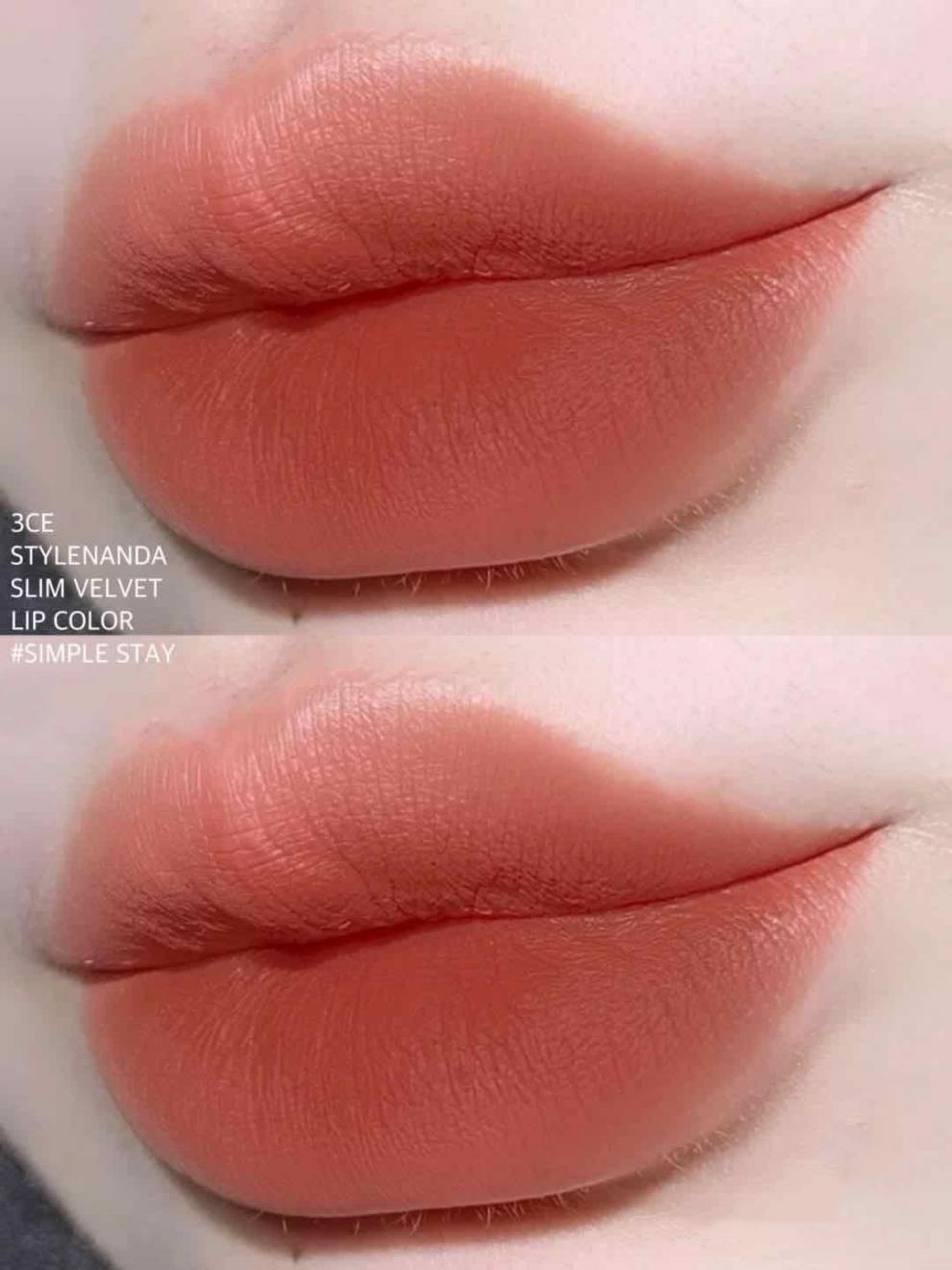 【送女友礼物】3ce烟管红管哑光雾面口红fluffyred/rosebat/snow