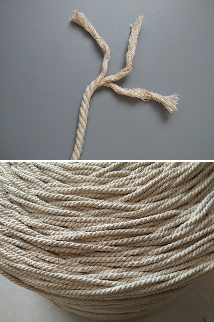 米囹绳子捆扎绳打包绳包装绳棉线编织线纯棉线秋千棉线绳搬家棉绳装饰