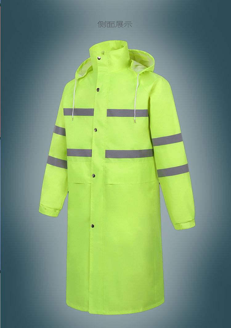 环卫雨衣工作服 长款防暴雨连体反光雨衣雨裤物业环卫保安巡逻执勤