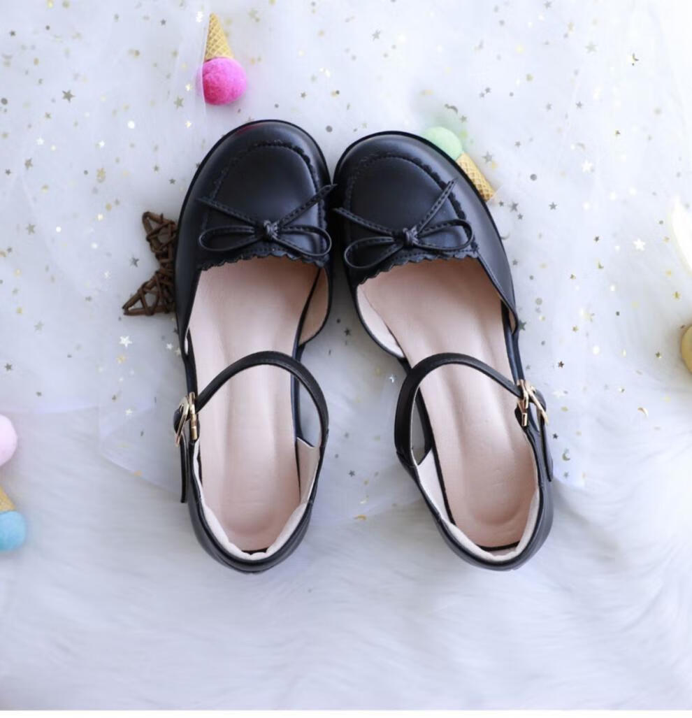 女生学生凉鞋不漏脚趾夏季包头可爱学院风小女日系软妹jk制服舒适凉勤