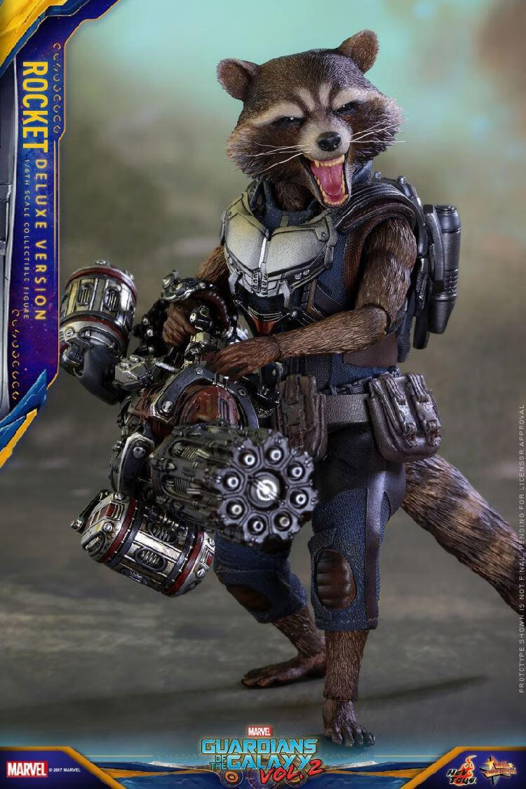 银河护卫队火箭浣熊 新hottoys ht 1/6 银河护卫队2 roet 火箭浣熊2.