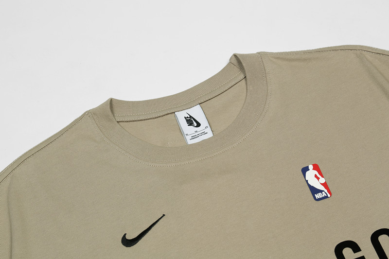 fogfearofgod三方联名nba圆领短袖高街情侣款t恤男女浅灰色s