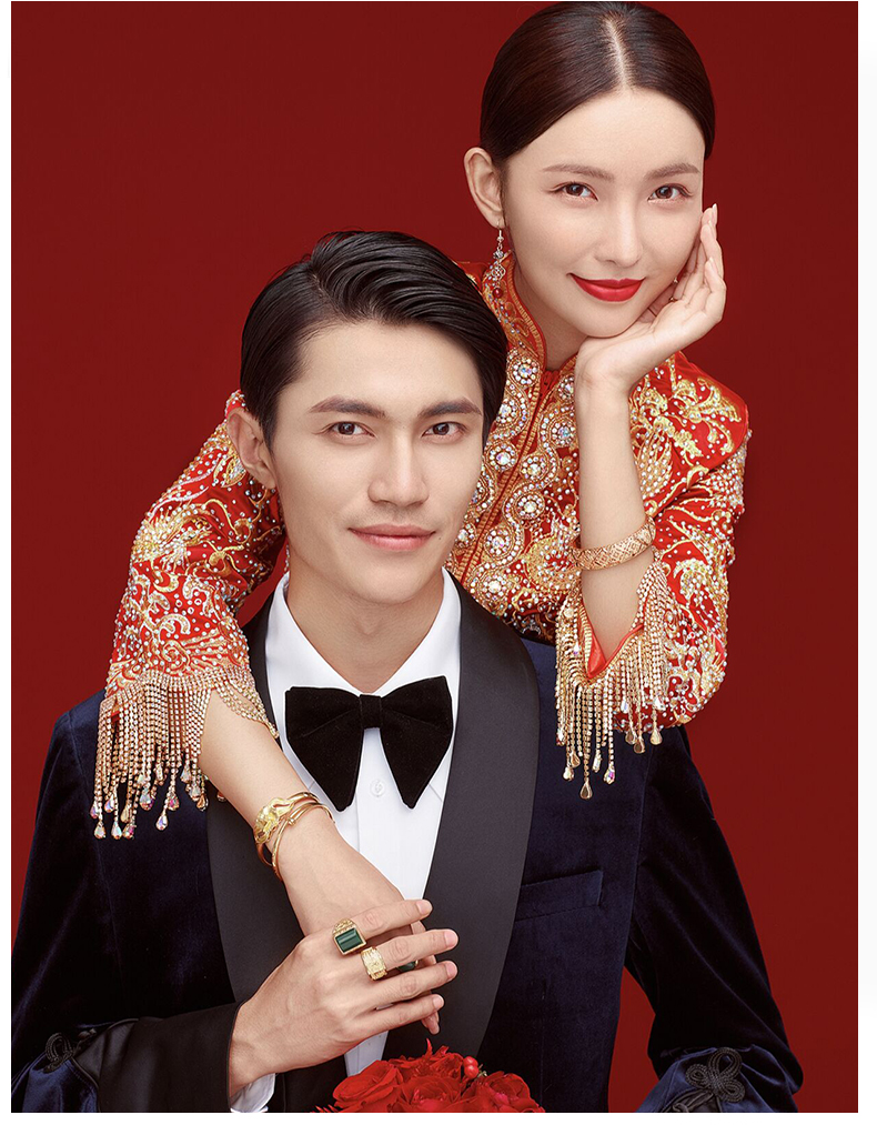 中式婚纱秀禾服2021新款结婚中式婚纱修身大五福龙凤褂古装嫁衣出阁服