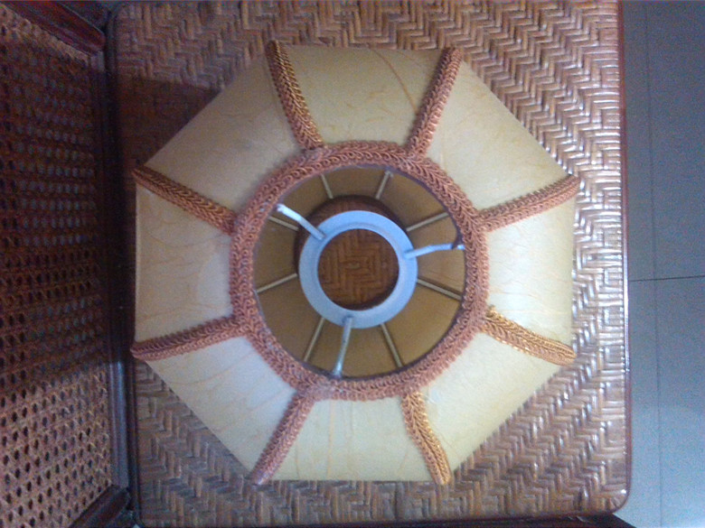 框客 中式工艺古典灯罩仿古仿羊皮灯罩台灯家居饰品 广东佛山灯饰