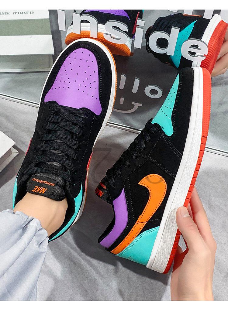 莆田定制球鞋男鞋低帮男鸳鸯鞋aj鞋子潮流板鞋男郭艾伦学生复古运动鞋