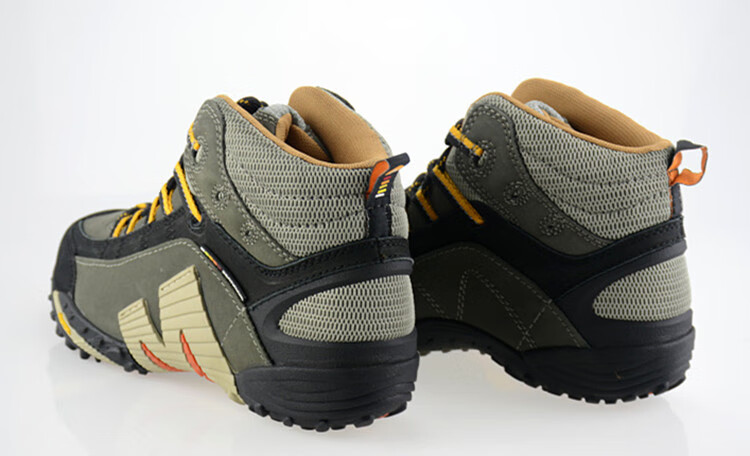 麦乐登山鞋merrell迈乐登山鞋网布透气户外鞋徒步男鞋牛皮防水高帮黑