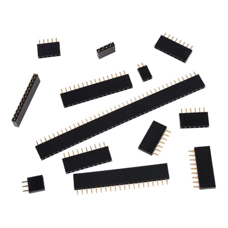 Ze jie single mother a 2.54 mm socket double row row needle mother 1 * 2 p3p4p5p6p7p8p9p10p16p20p40p 2.54 mm single mother eight kinds of 120 cartons only thumbnail 2