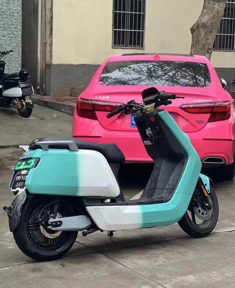 小牛电动车n1/n1s nqi全套纯色水泥灰拉花车壳改装烤漆定制外壳