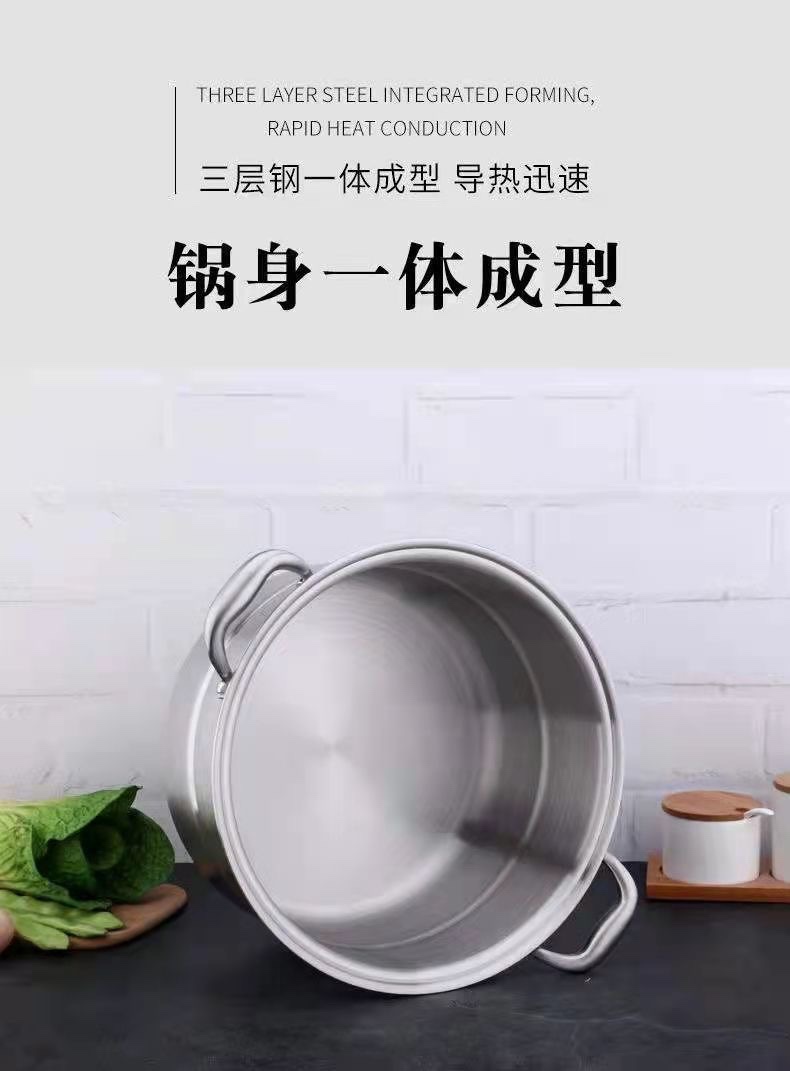 双立人官方大蒸锅家用304不锈钢蒸笼加厚双层大号电磁炉家用煤气灶