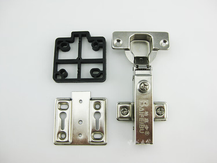 柏扉步阻尼铰链缓冲液压合页脱卸橱柜衣柜门专用弹簧家具带垫调节 柏