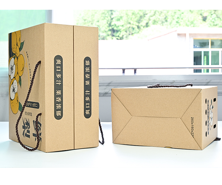 手提5斤10斤装翠冠梨包装盒丰水梨秋月梨礼盒包装箱皇冠梨蜜梨纸箱