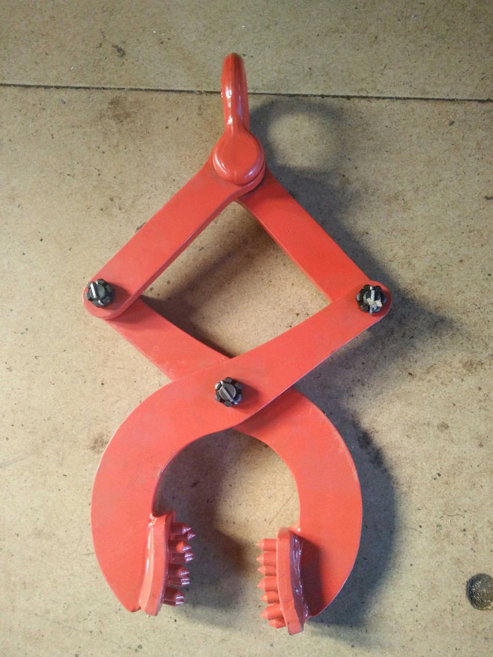 钻板钳夹木托夹钳托盘夹2t1t3t5t集装箱木箱夹子起重夹具 5t【图片