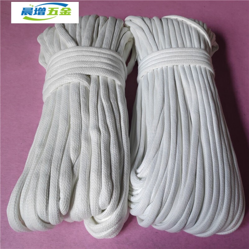涤玻绳大型电机绝缘绑扎绳涤纶玻璃混织绝缘绳耐高温白色涤波绳2mm100