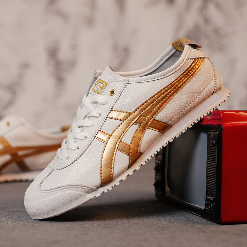 老虎鞋 tiger官方男鞋 经典tiger低帮老虎鞋阿甘鞋休闲男女鞋拼色虎冢