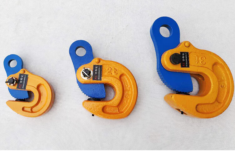 l型起重合金钢吊钳钢结构夹钳1吨2吨5t工字钢夹子模锻吊钩横吊钳 模锻