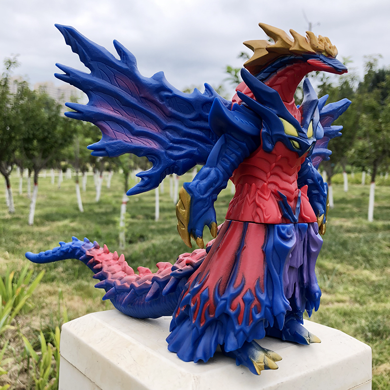 贝利亚鲁格赛特内隆噶赛格古大号软胶塑胶持剑迪玛伽怪兽玩具 加强版