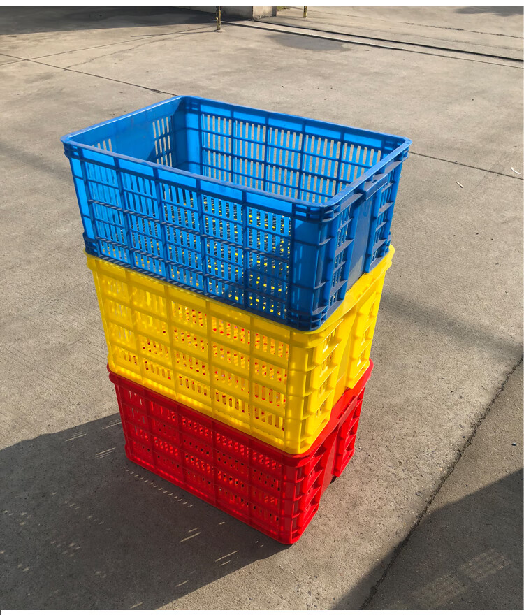 二加厚大号塑料筐周转箱长方形工厂收纳货框快递框子箱子大筐子胶框 1