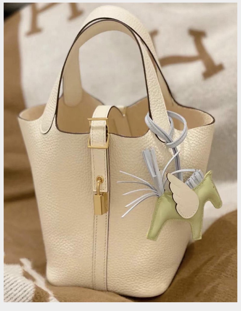 hermes爱马仕 picotin look 18菜篮子水桶包18圣杯蓝银扣【支持鉴定